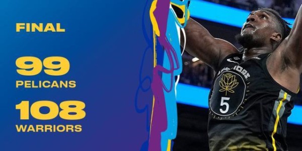 勇士连续4场两位数逆转！没有库里维金斯仍五连胜